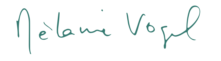 Signature de Mélanie Vogel